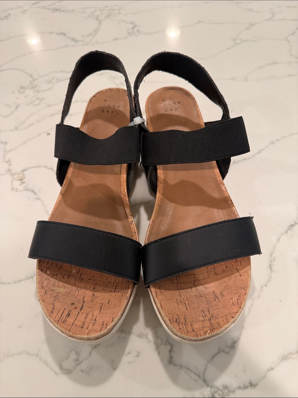 5/$25 A New Day Cork-Trim Women’s Slingback Sandals